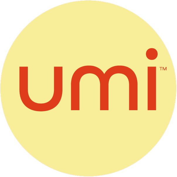 UMI logo on a yellow background
